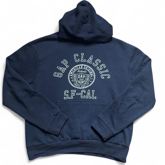 Men’s Navy Gap Hoodie. Size Medium - Picture 1 of 3